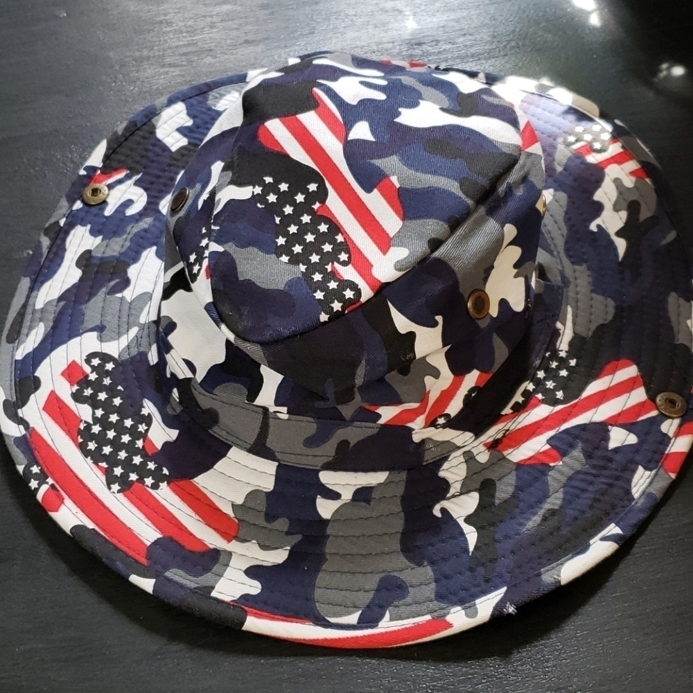 Hat usa flag and Comoflas